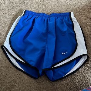 blue nike shorts